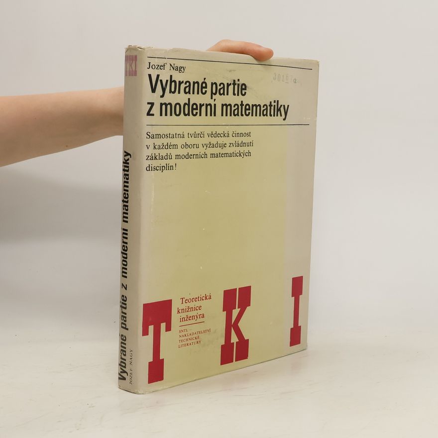 Jozef Nagy Vybrané partie z moderní matematiky