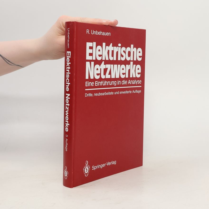 Rolf Unbehauen Elektrische Netzwerke