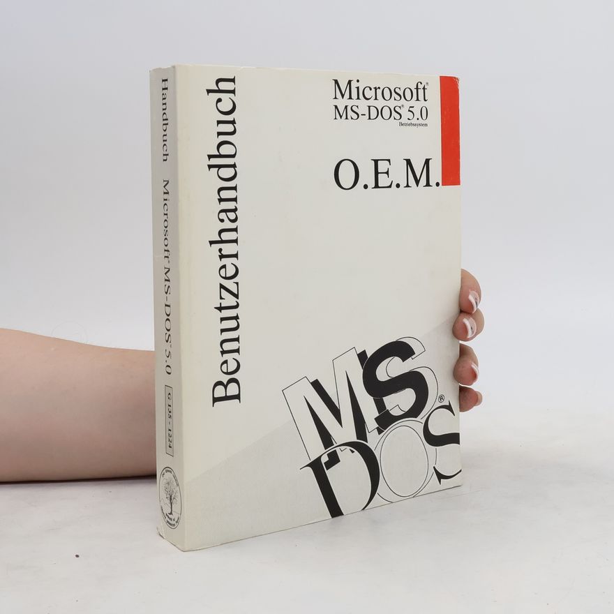 Various authors Benutzerhandbuch Microsoft MS-Dos 5.0