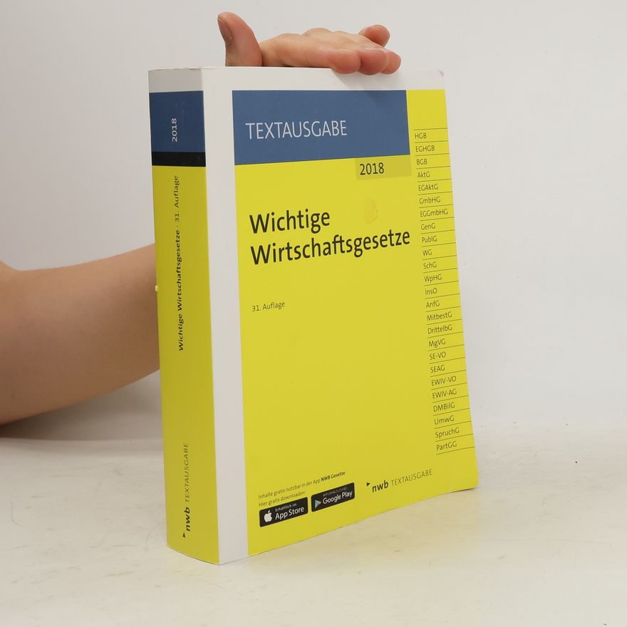 Unknown Author Wichtige Wirtschaftsgesetze