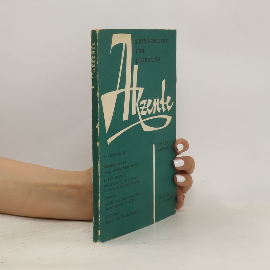 Autorenkollektiv Zeitschrift für Dichtung Akzent 1/1959