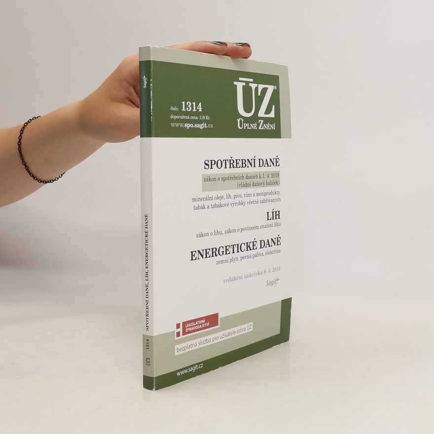 Kolektiv autorů Spotřební daně. Líh. Energetické daně