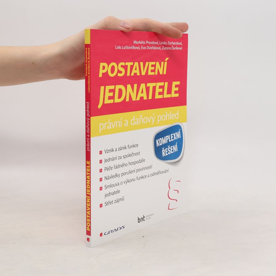 Zuzana Ďuríková Postavení jednatele