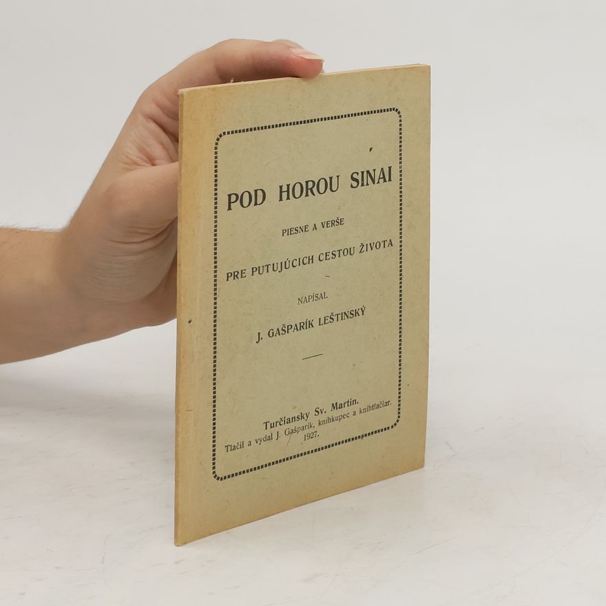 Jozef Gašparík Pod horou Sinai