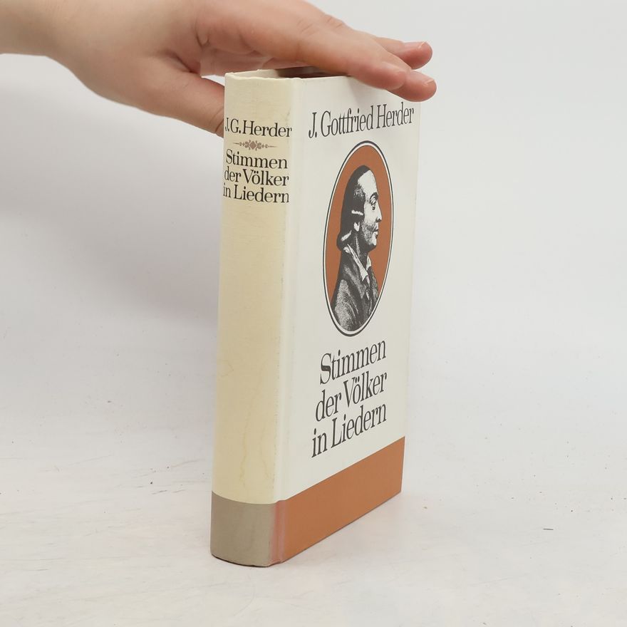 Johann Gottfried Herder Stimmen der Völker in Liedern