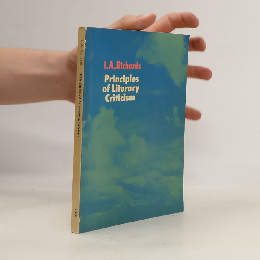 Ivor Armstrong Richards Principles of Literary Criticism