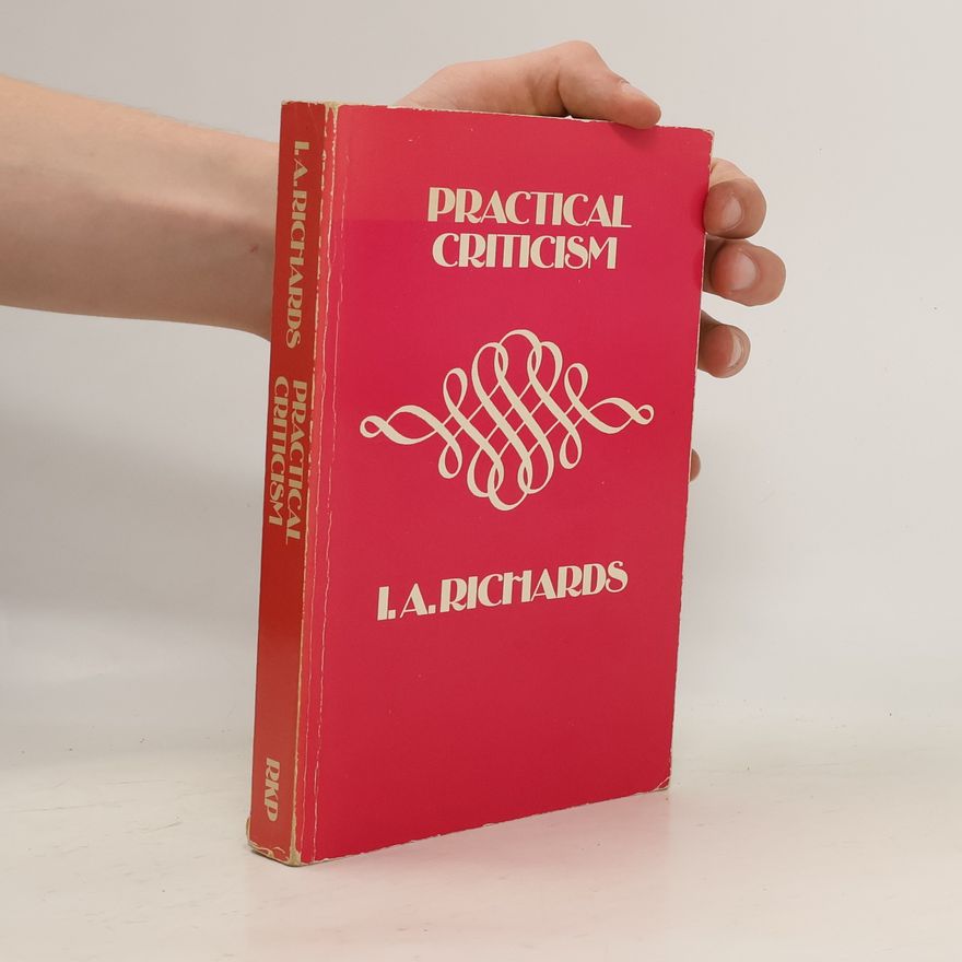 I. A. Richards Practical Criticism