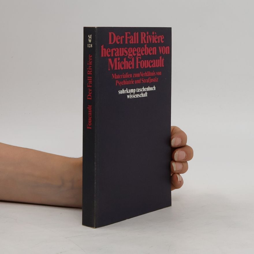 Michel Foucault Der Fall Rivière