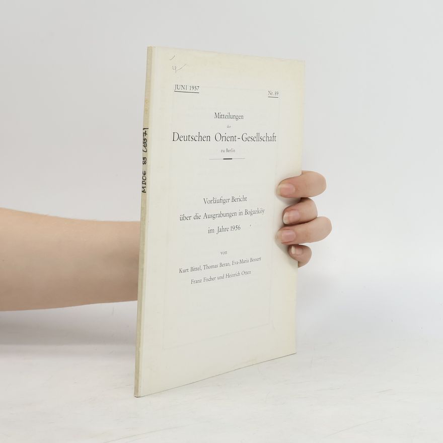 Various authors Mitteilungen der Deutschen Orient-Gesellschaft zu Berlin Juni 1957