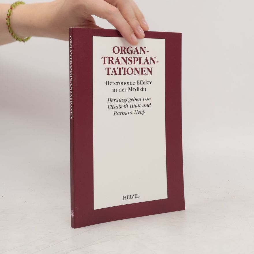 Elisabeth Hildt Organtransplantationen