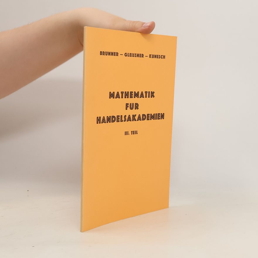 Kolektiv autorů Mathematik für Handelsakademien. 3