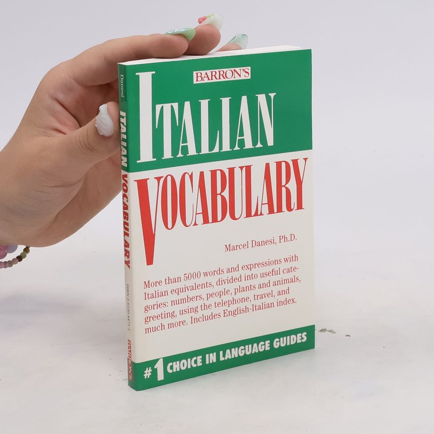 Marcel Danesi Italian Vocabulary