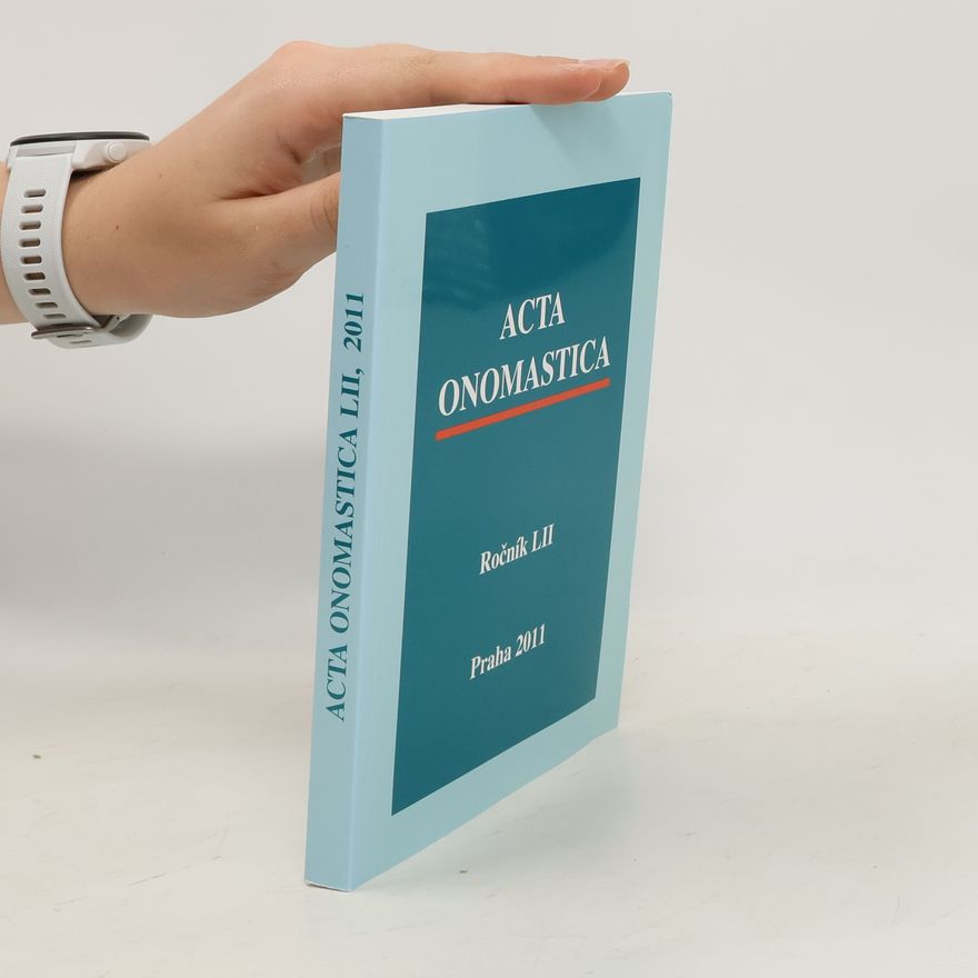 Various authors Acta onomastica