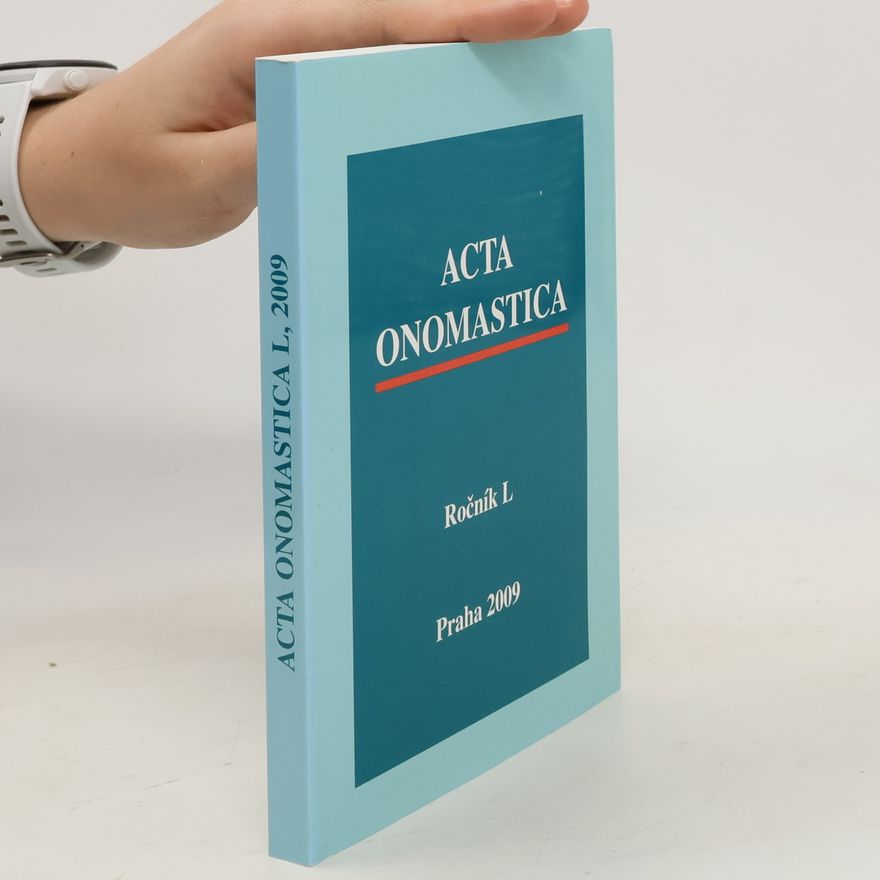 Kolektiv autorů Acta onomastica. Ročník L