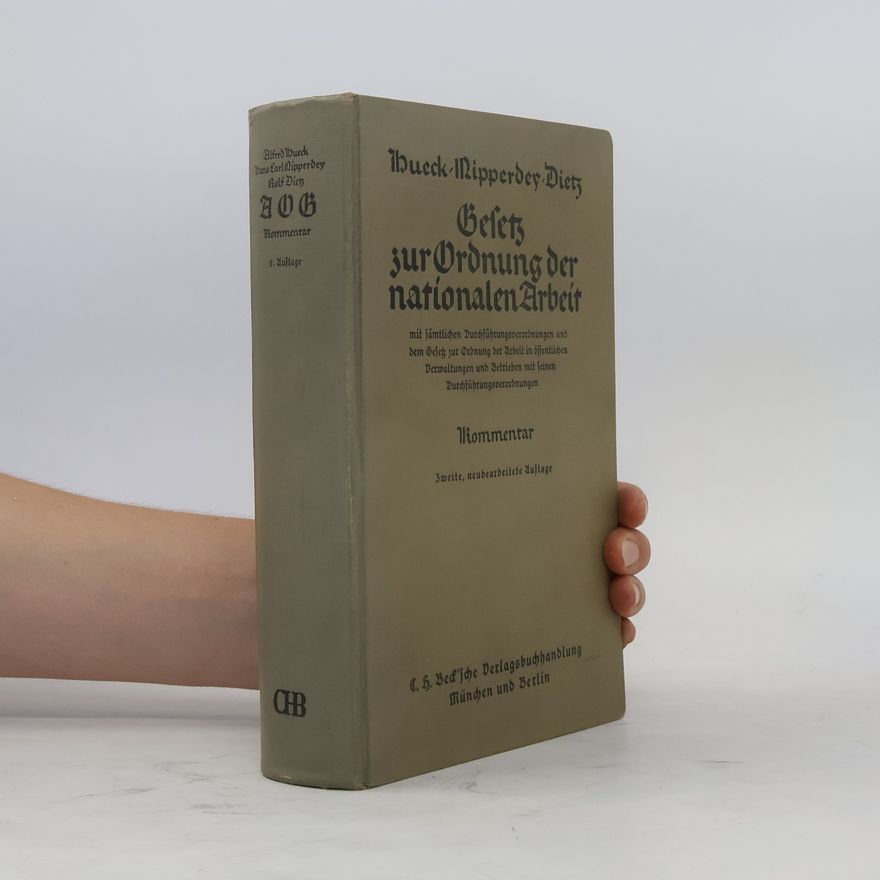 Autorenkollektiv Gesetz zur Ordnung der nationalen Arbeit