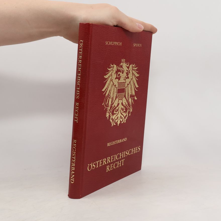 Kolektív autorov Österreichisches Recht. Registerband