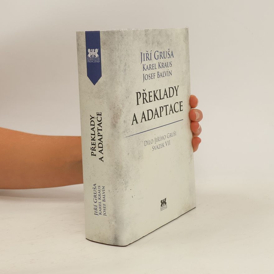 Balvín Josef Překlady a adaptace