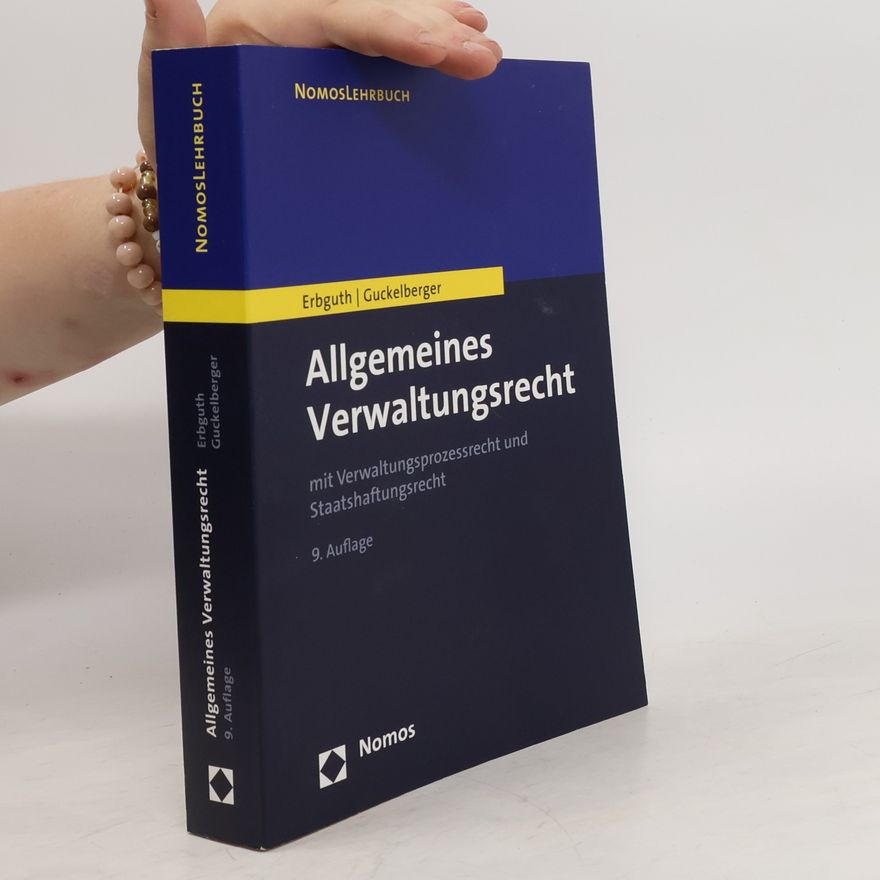 Wilfried Erbguth Allgemeines Verwaltungsrecht