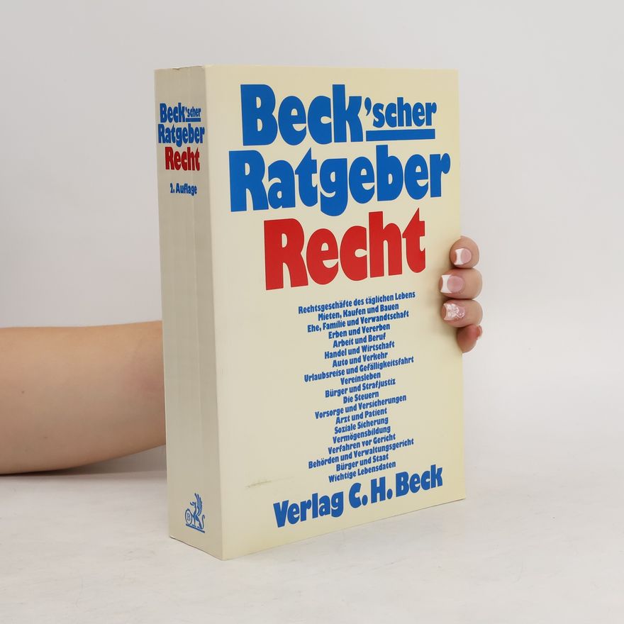 Kolektiv autorů Beck'scher Ratgeber Recht 2. Auflage