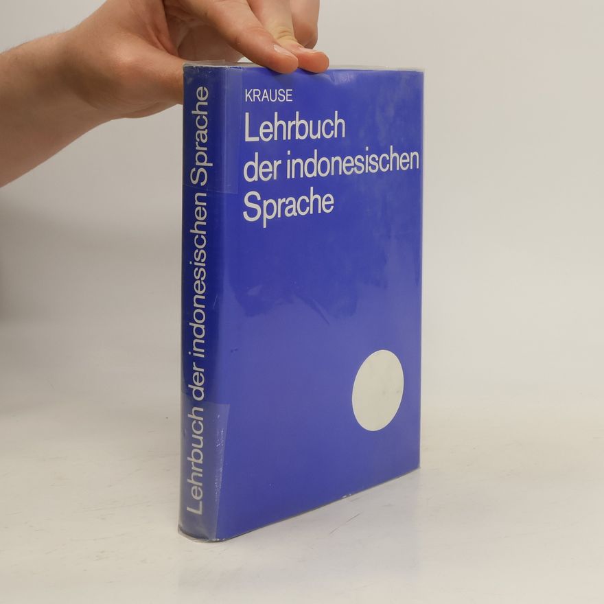 Erich Dieter Krause Lehrbuch der indonesischen Sprache