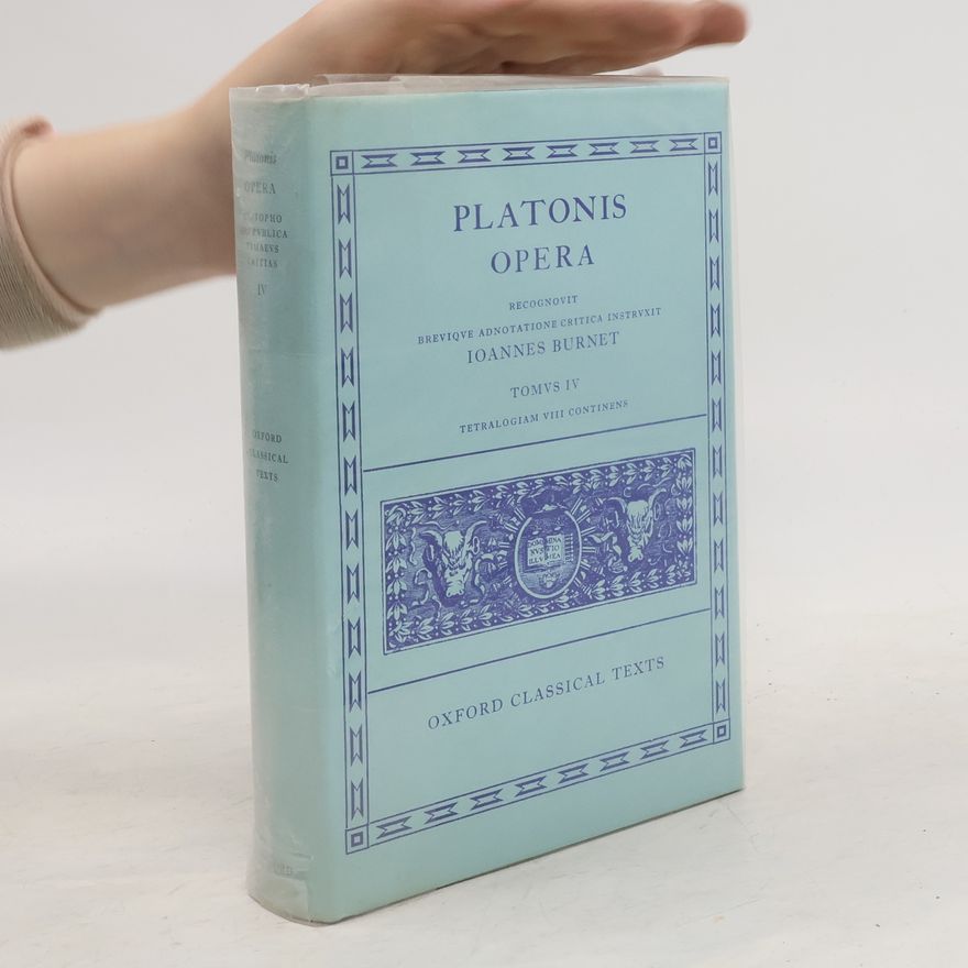 John Burnett Platonis Opera. Vol.4