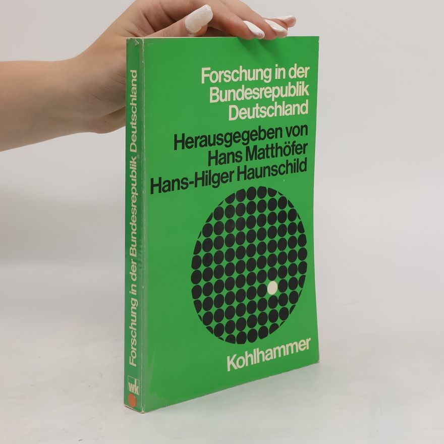 Hans Matthöfer Forschung in der Bundesrepublik Deutschland
