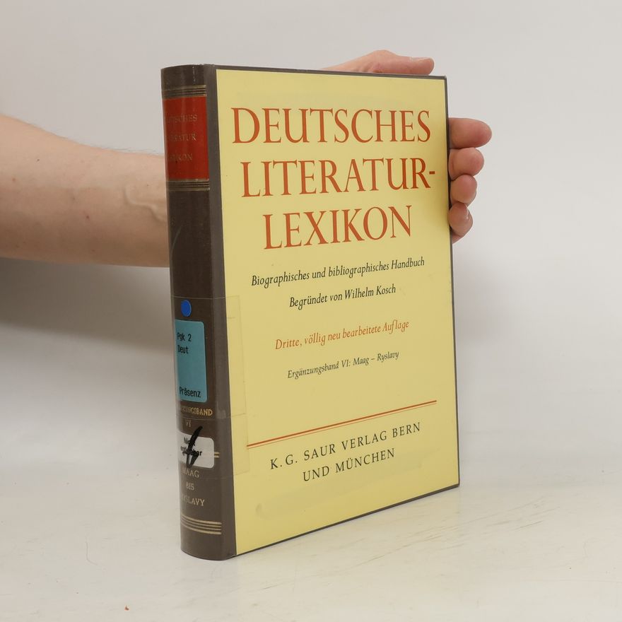 Various authors Deutsches Literatur-Lexikon. Biographisch-bibliographisches Handbuch