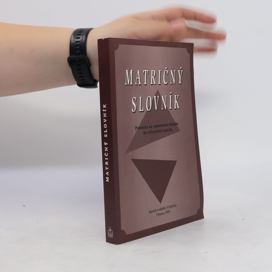 Štefan Kopecký Matričný slovník