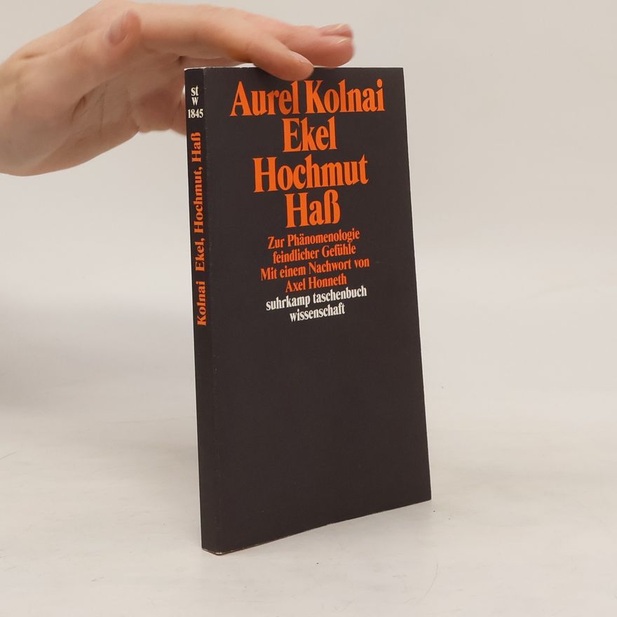 Aurel Kolnai Ekel
