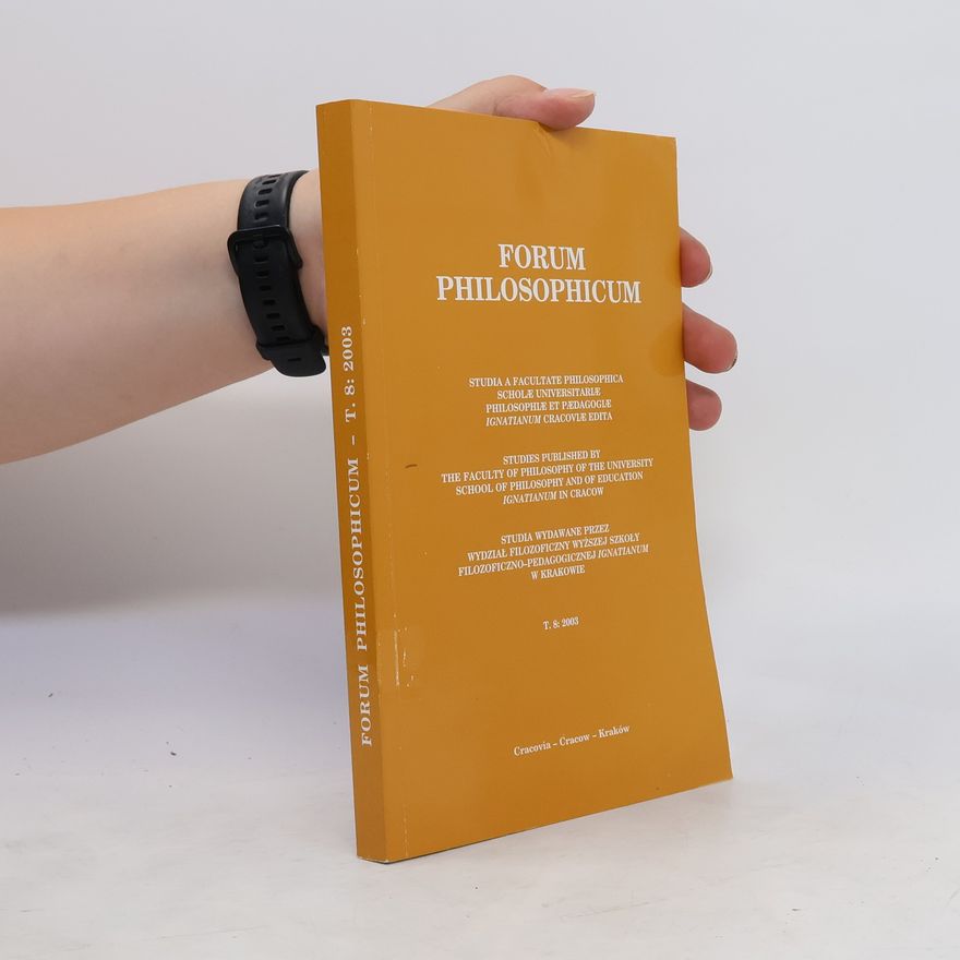 Kolektív autorov Forum philosophicum 2003