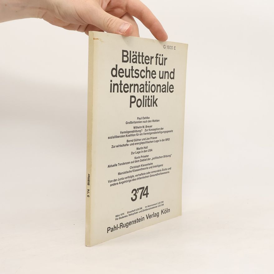 Autorenkollektiv Blätter für deutsche und internationale Politik