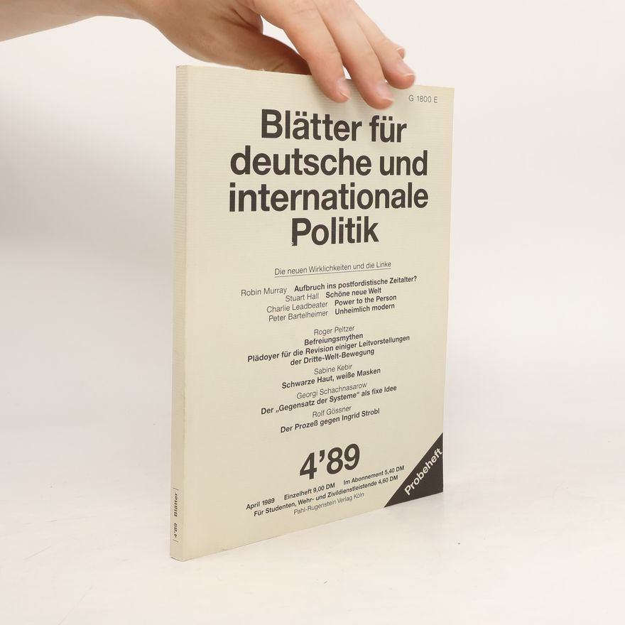 Autorenkollektiv Blätter für deutsche und internationale Politik 4'89
