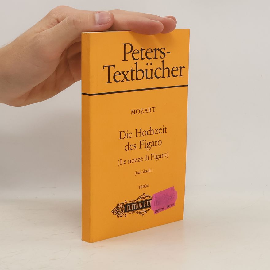 Kolektiv autorů Peters-Textbücher. Die Hochzeit des Figaro