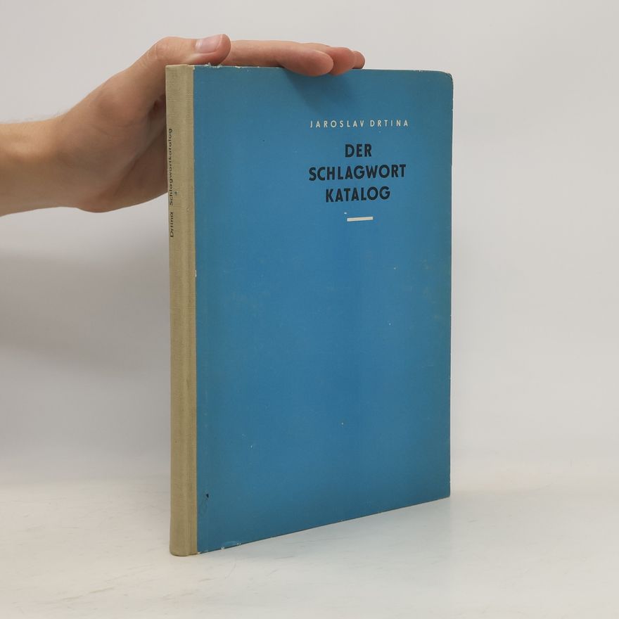 Jaroslav Drtina Der Schlagwort Katalog
