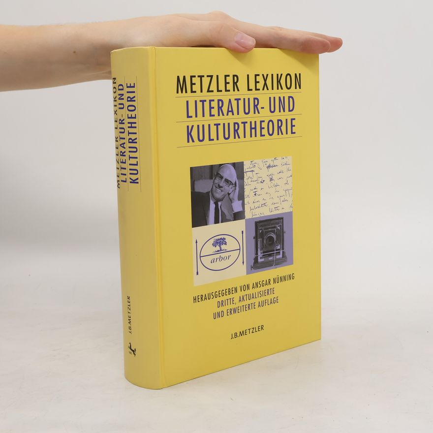 Ansgar Nünning Metzler-Lexikon Literatur- und Kulturtheorie