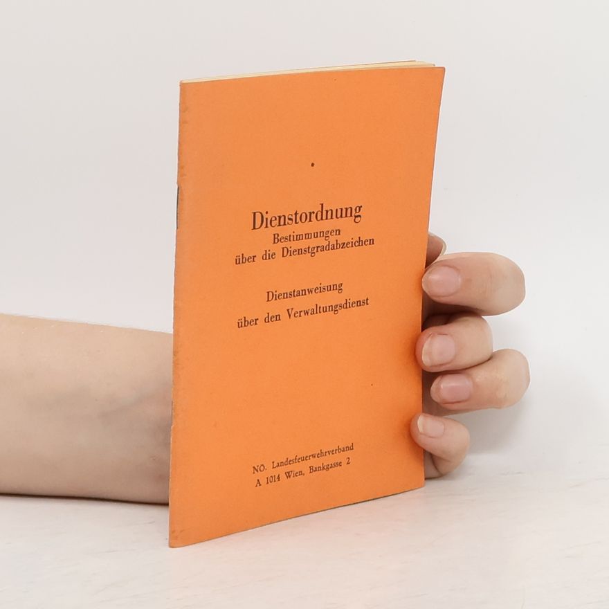AA.VV. Dienstordnung. Bestimmungen über die Dienstgradabzeichen