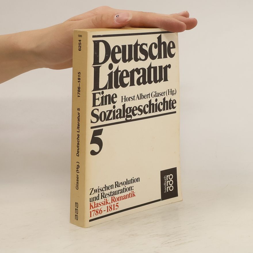 Horst Albert Glaser Deutsche Literatur 5