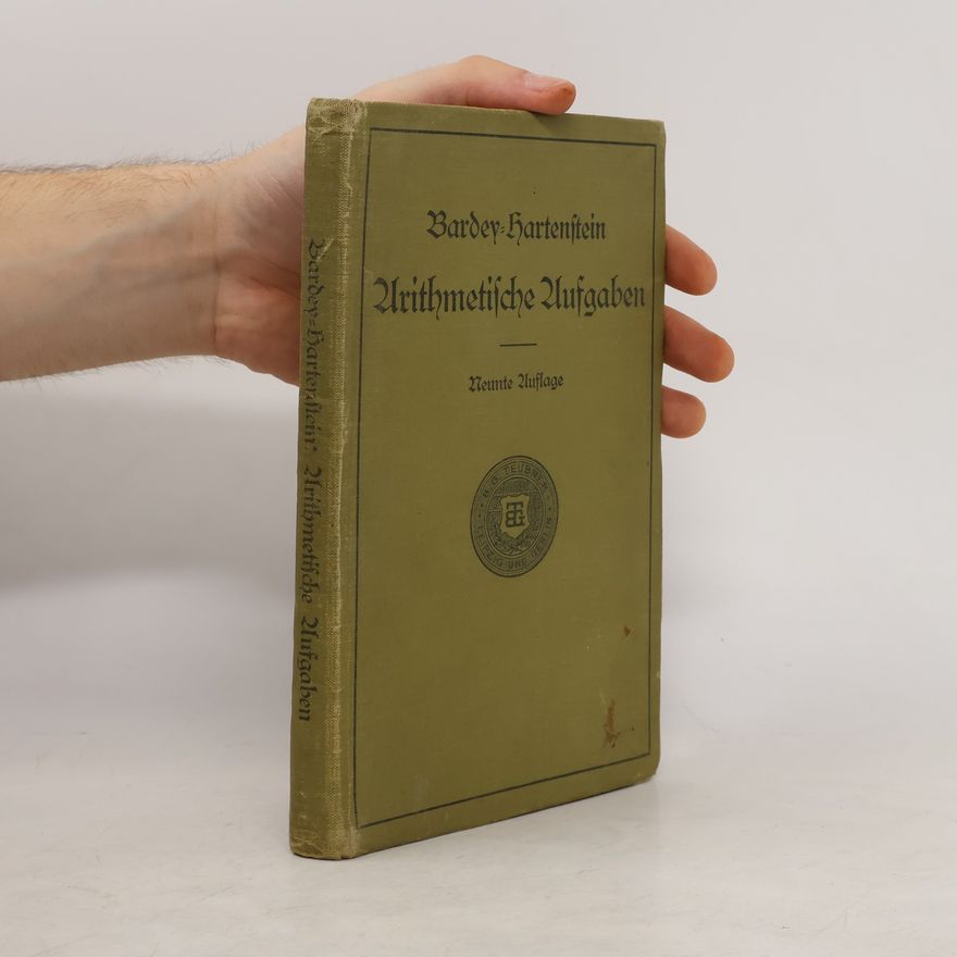 E. Bardey Arithmetische Aufgaben