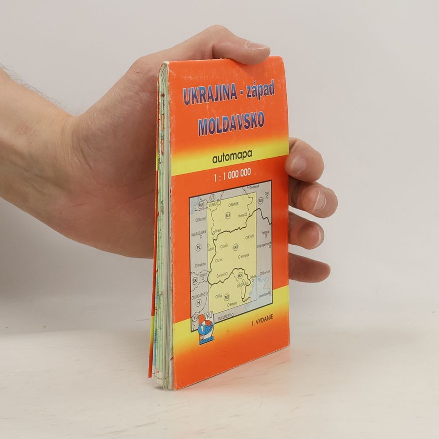 Collectif d'auteurs Ukrajina - západ. Moldavsko. Automapa 1 : 1 000 000