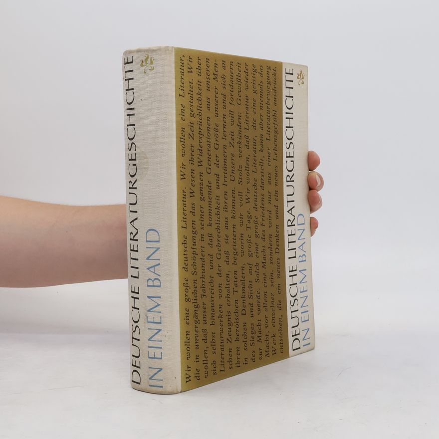 Hans Jürgen Geerdts Deutsche Literaturgeschichte in einem Band