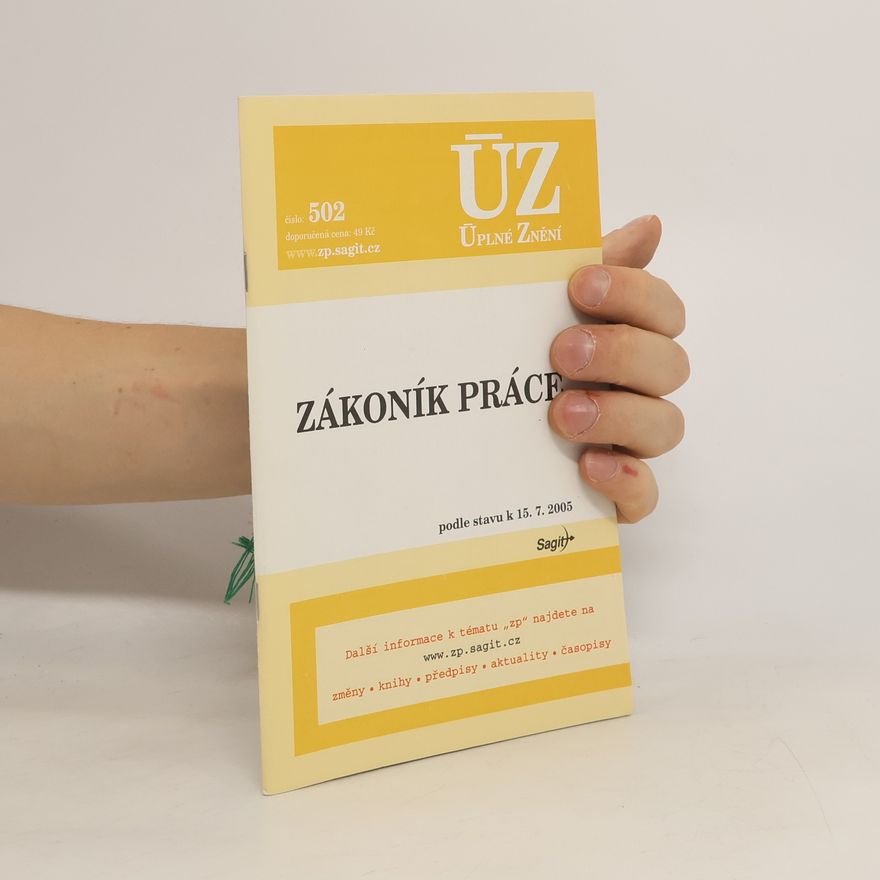 Kolektív autorov Zákoník práce. podle stavu k 15.7.2005