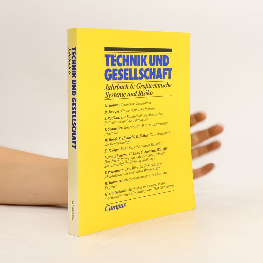 Gotthard Bechmann Großtechnische Systeme und Risiko