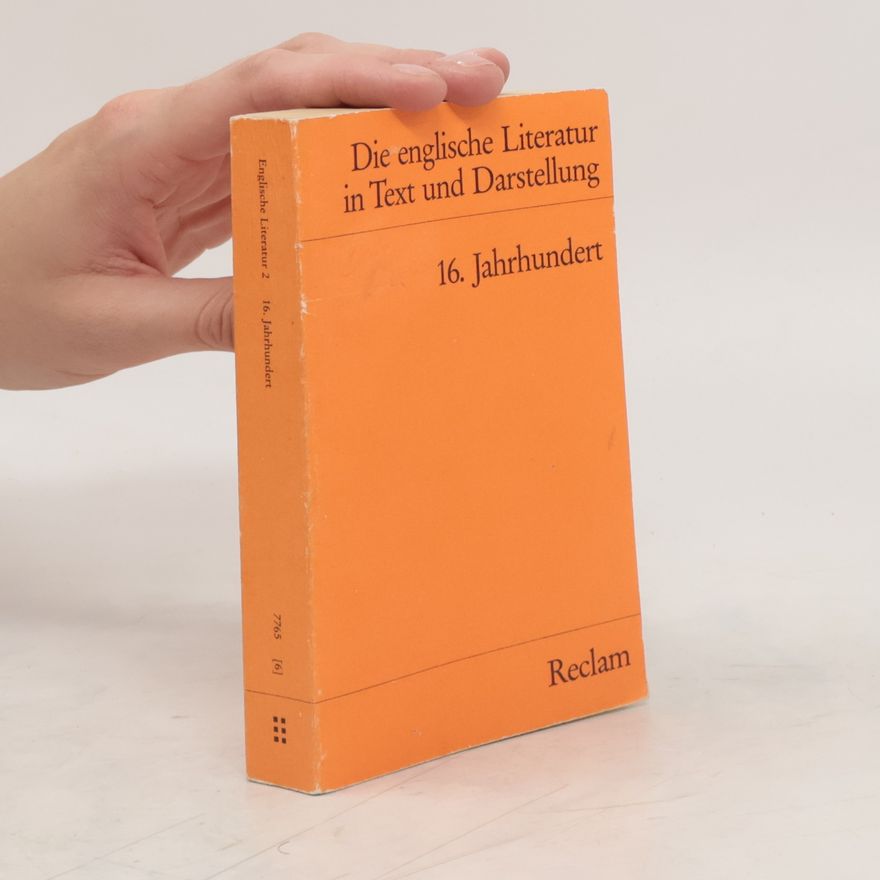 Horst Weinstock Die englische Literatur in Text und Darstellung