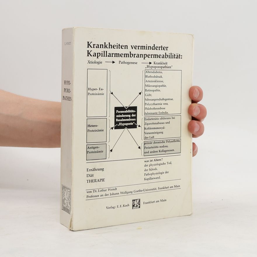 Lothar Wendt Krankheiten verminderter Kapillarmembranpermeabilität
