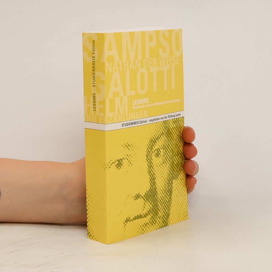 Gotthold Ephraim Lessing Miß Sara Sampson