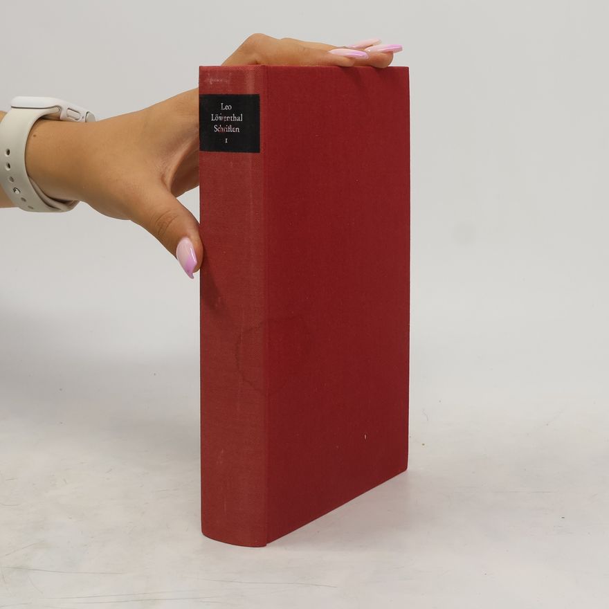 Leo Löwenthal Schriften
