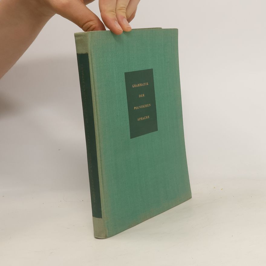 Various authors Grammatik der polnischen Sprache