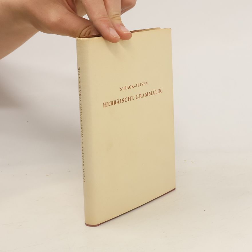 Hermann Strack Hebräische Grammatik