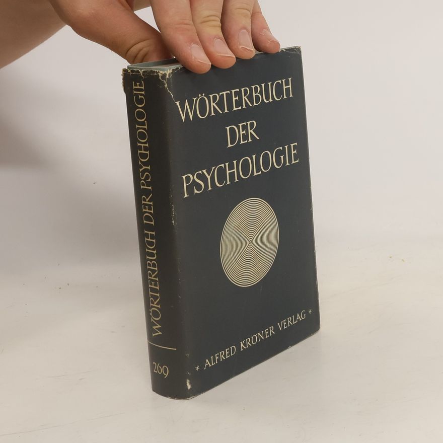 Various authors Wörterbuch der Psychologie