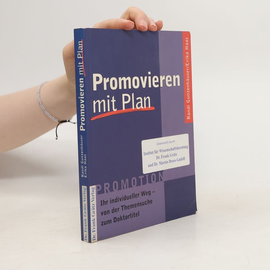 Randi Gunzenhäuser Promovieren mit Plan